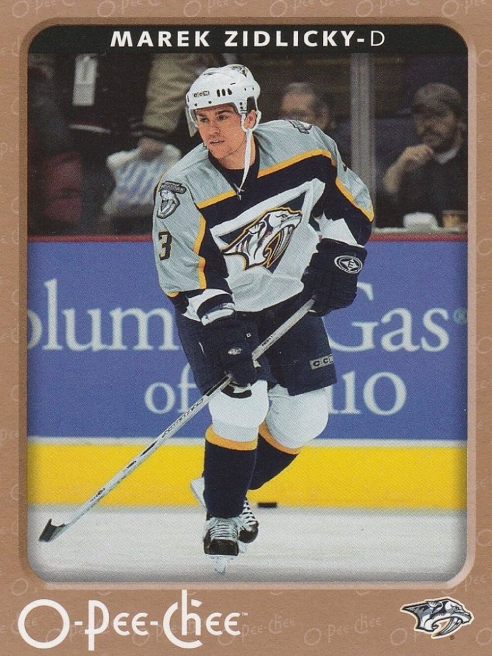Marek Zidlicky - 2006/2007 O Pee Chee Hockey Card